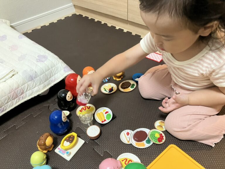 甲子園口園の病児保育を利用する1歳児